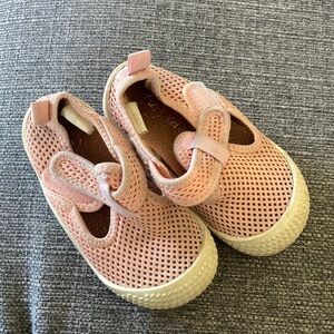 Cat & Jack Pink and White Sneakers Lightweight Breathable